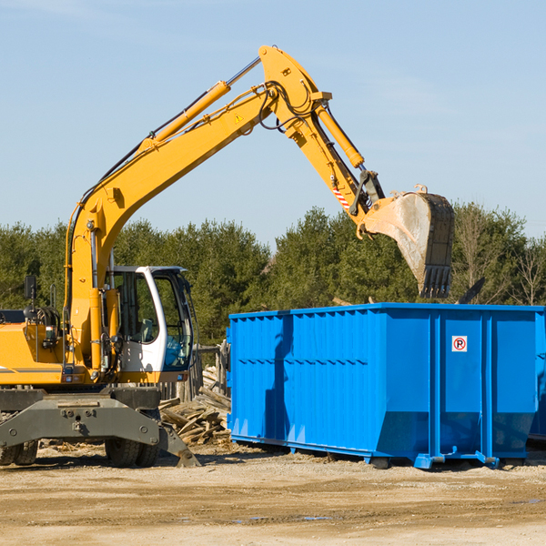 can i choose the location where the residential dumpster will be placed in Homa Hills